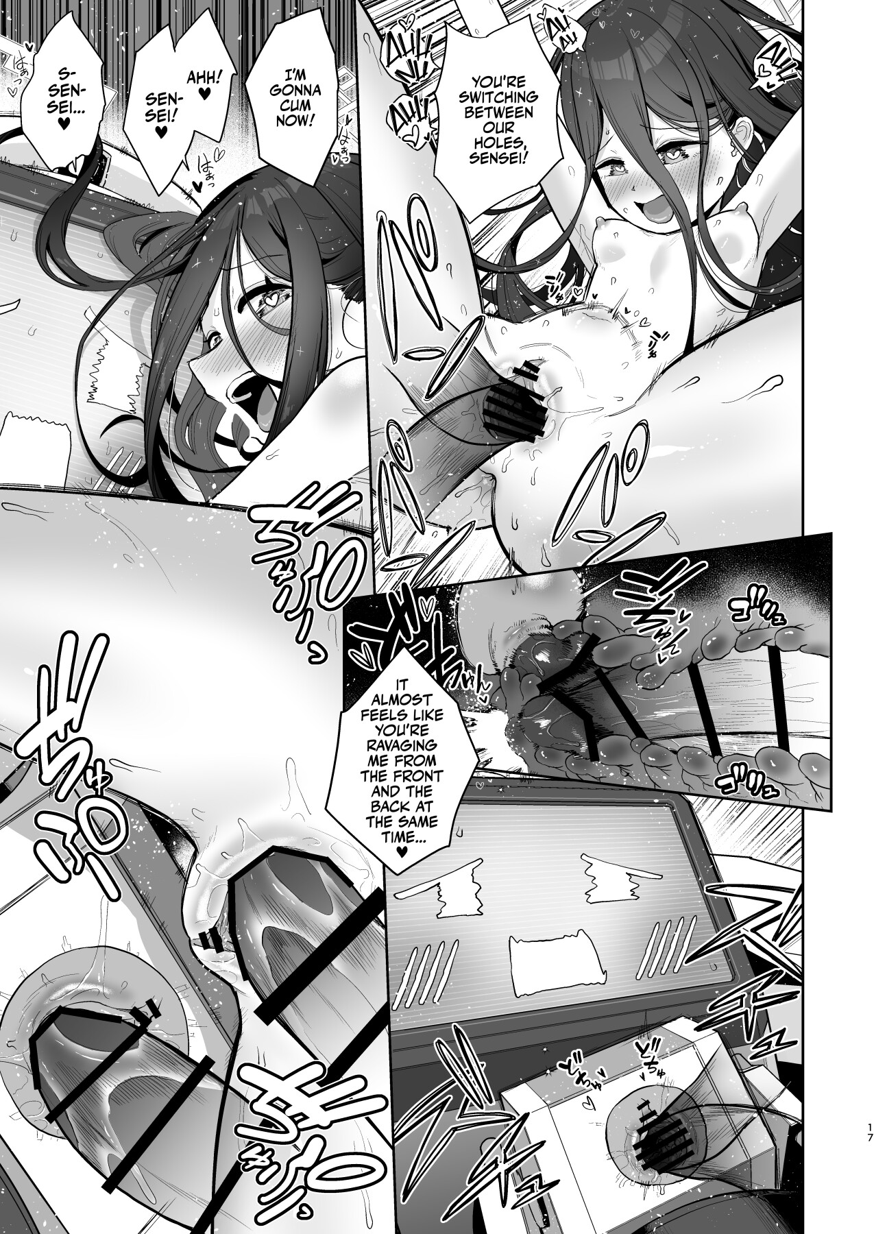 Hentai Manga Comic-Clanker Sex with Aris and Kei!-Read-16